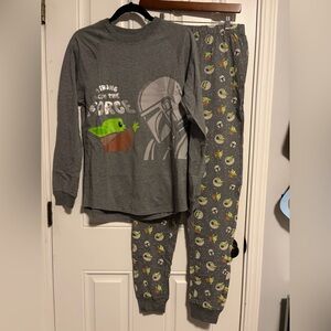 Adult Gray Star Wars Pajama Set